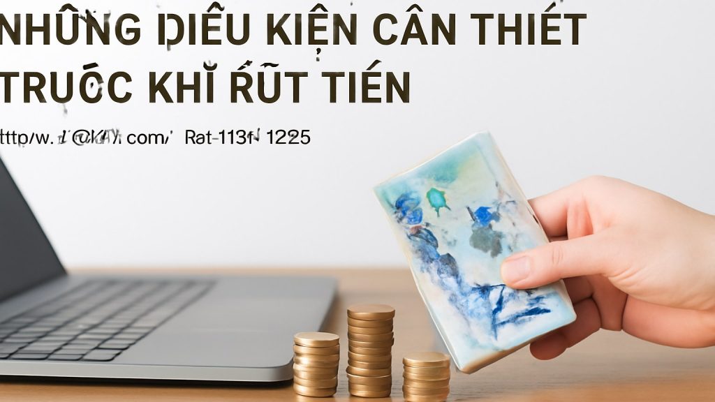 Minh họa: Những Điều Kiện Cần Thiết Trước Khi Rút Tiền
