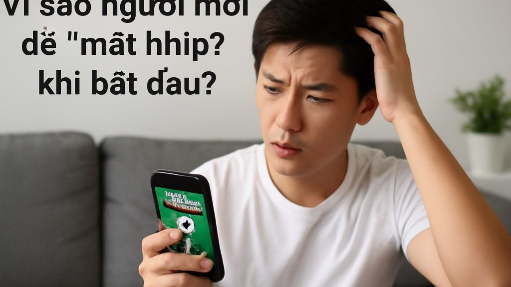 Minh họa: Vì sao người mới dễ “mất nhịp” khi bắt đầu?